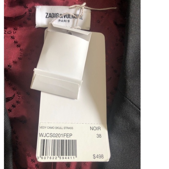 ZADIG & VOLTAIRE Vedy Embellished Skull Blazer - Picture 5 of 11